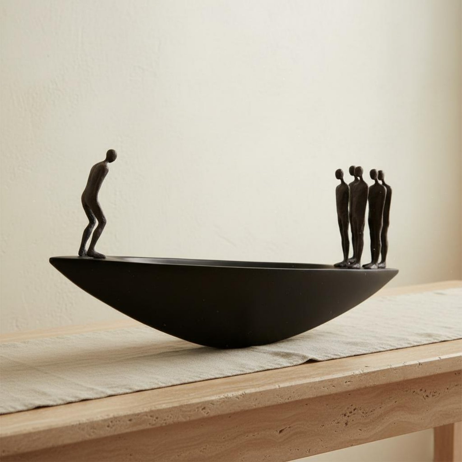 Luxury Lifestyle Items - Nowoczesna statuetka żaglówki z żywicy, artystyczna