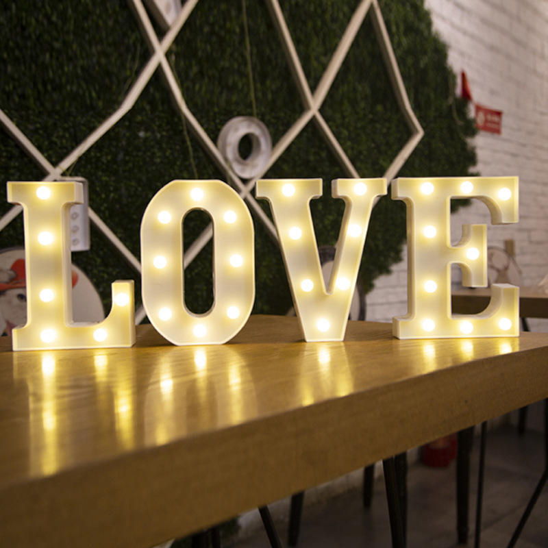 Luxury Lifestyle Items - Luksusowa litera alfabetu LED Lights Luminous