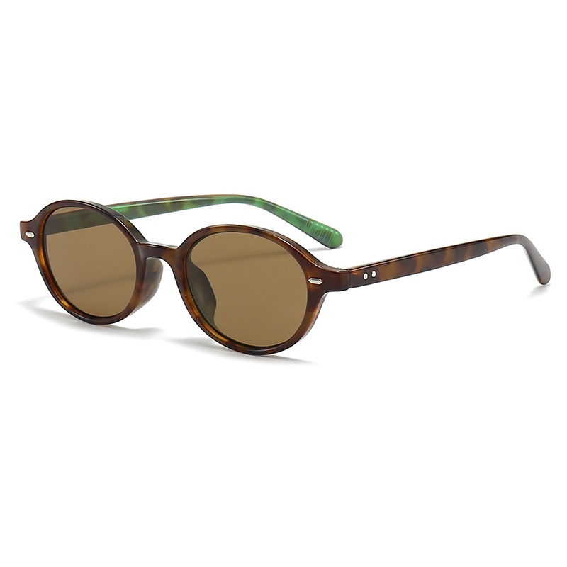 Luxury Zone - Retro Małe Owalne Okulary Przeciwsłoneczne Damskie